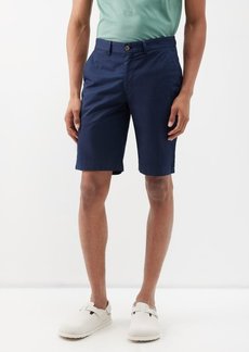 Sunspel - Cotton-blend Chino Shorts - Mens - Navy