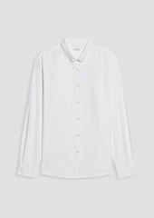 Sunspel - Cotton Oxford shirt - White - XL