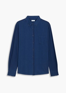 Sunspel - Cotton-chambray shirt - Blue - XS