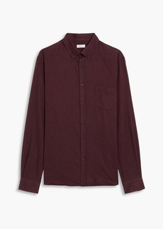 Sunspel - Cotton-twill shirt - Burgundy - XS