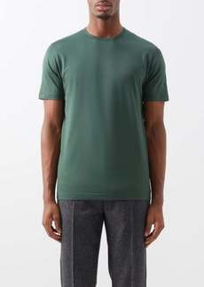 Sunspel - Crew-neck Supima-cotton T-shirt - Mens - Green