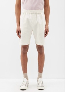 Sunspel - Elasticated-waist Cotton-blend Shorts - Mens - Off White