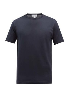 Sunspel - Pima-cotton Jersey T-shirt - Mens - Navy