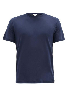 Sunspel - Sea Island Cotton-jersey T-shirt - Mens - Navy