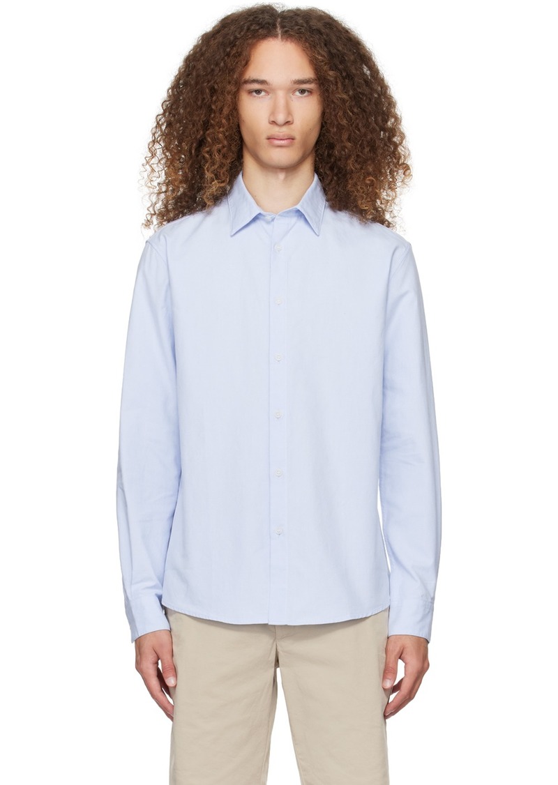 Sunspel Blue Buttoned Shirt