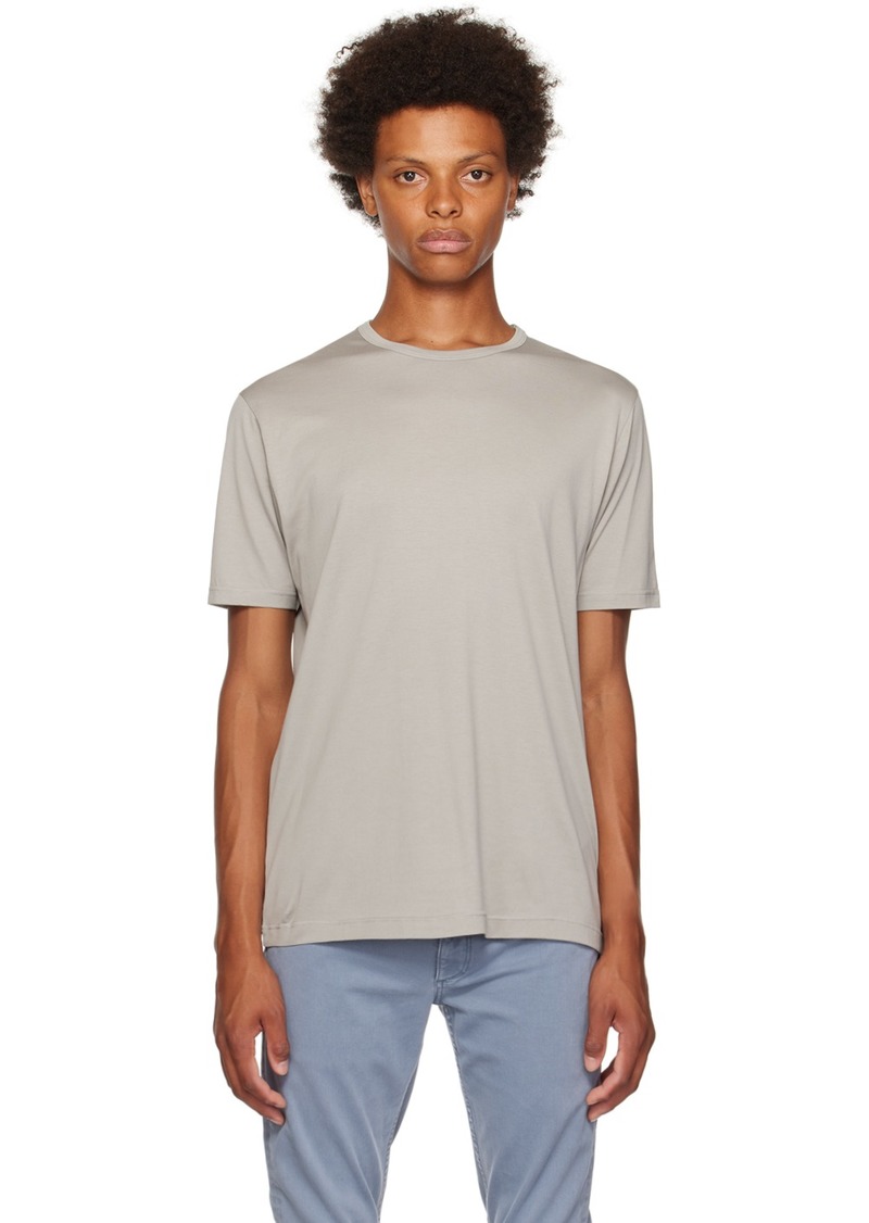 Sunspel Gray Classic T-Shirt