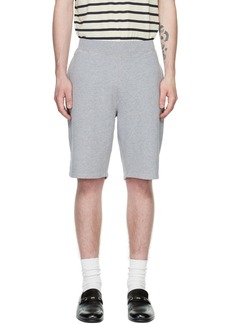 Sunspel Gray Loopback Shorts