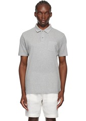 Sunspel Gray Riviera Polo