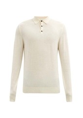 Sunspel Merino-wool long-sleeved polo shirt