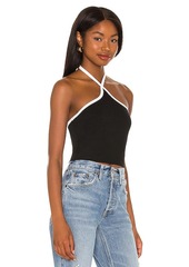 superdown Sirena Contrast Halter Top