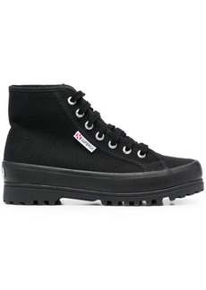 Superga high-top lace-up sneakers