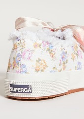 Superga x LoveShackFancy 2750 Flower Fringed Sneakers