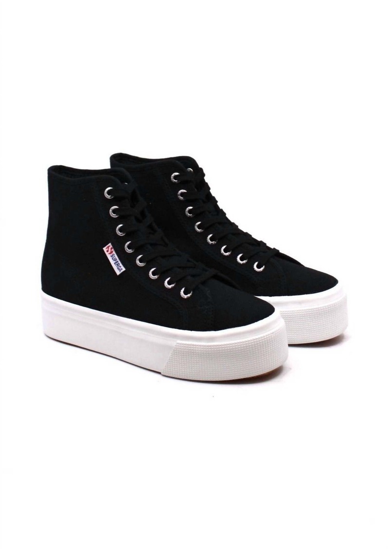 Superga Women's 2708 High Top Sneakers In Black