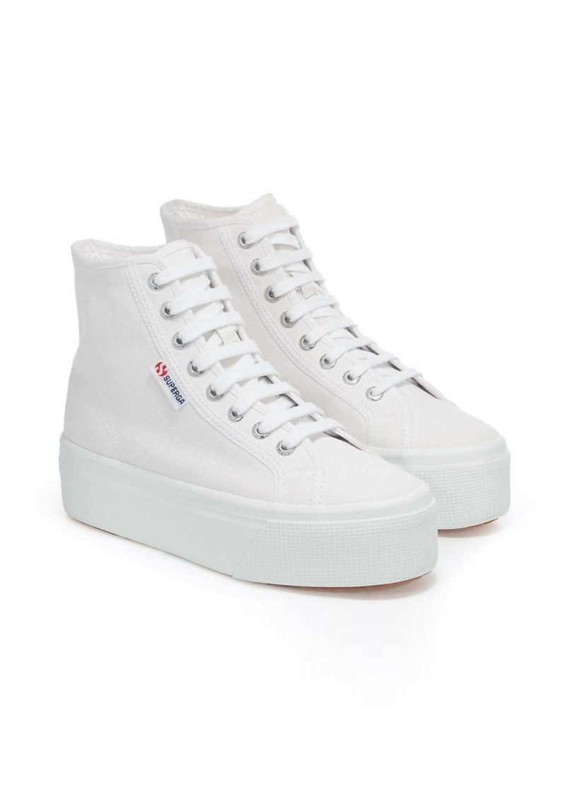 Superga Women's High Top Sneakers In White