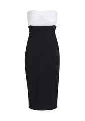 Susana Monaco Colorblock Cut-Out Tube Dress