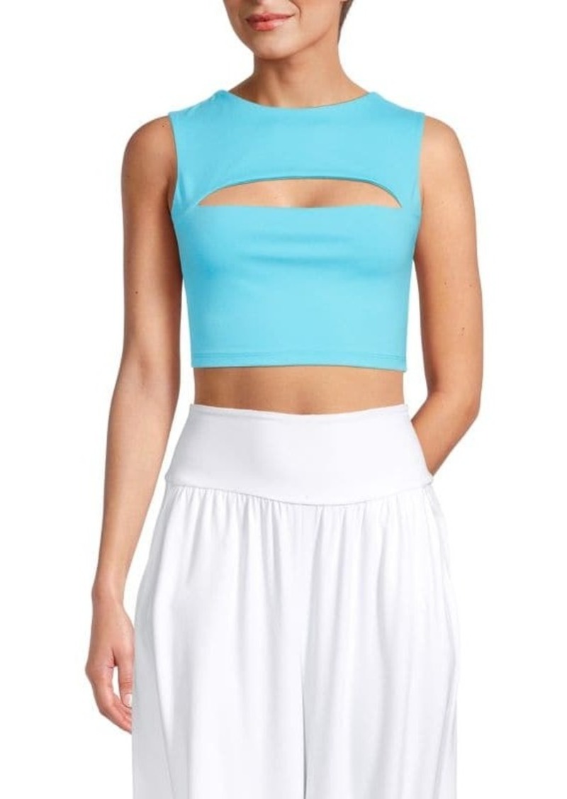 Susana Monaco Cutout Cropped Tank Top