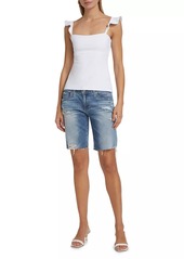 Susana Monaco Flutter-Strap Tank Top