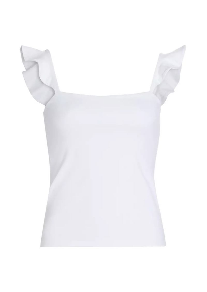 Susana Monaco Flutter-Strap Tank Top