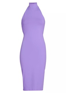 Susana Monaco Halterneck Knee-Length Dress