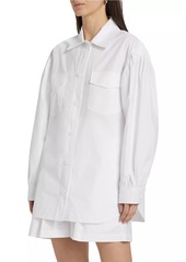 Susana Monaco Oversized Cotton Shirt Jacket