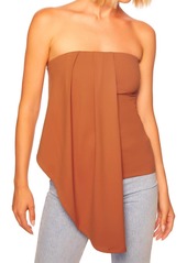 Susana Monaco Pleated Tube Top 8 In Umber