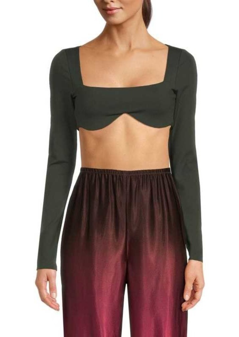 Susana Monaco Rev Sweetheart Crop Top