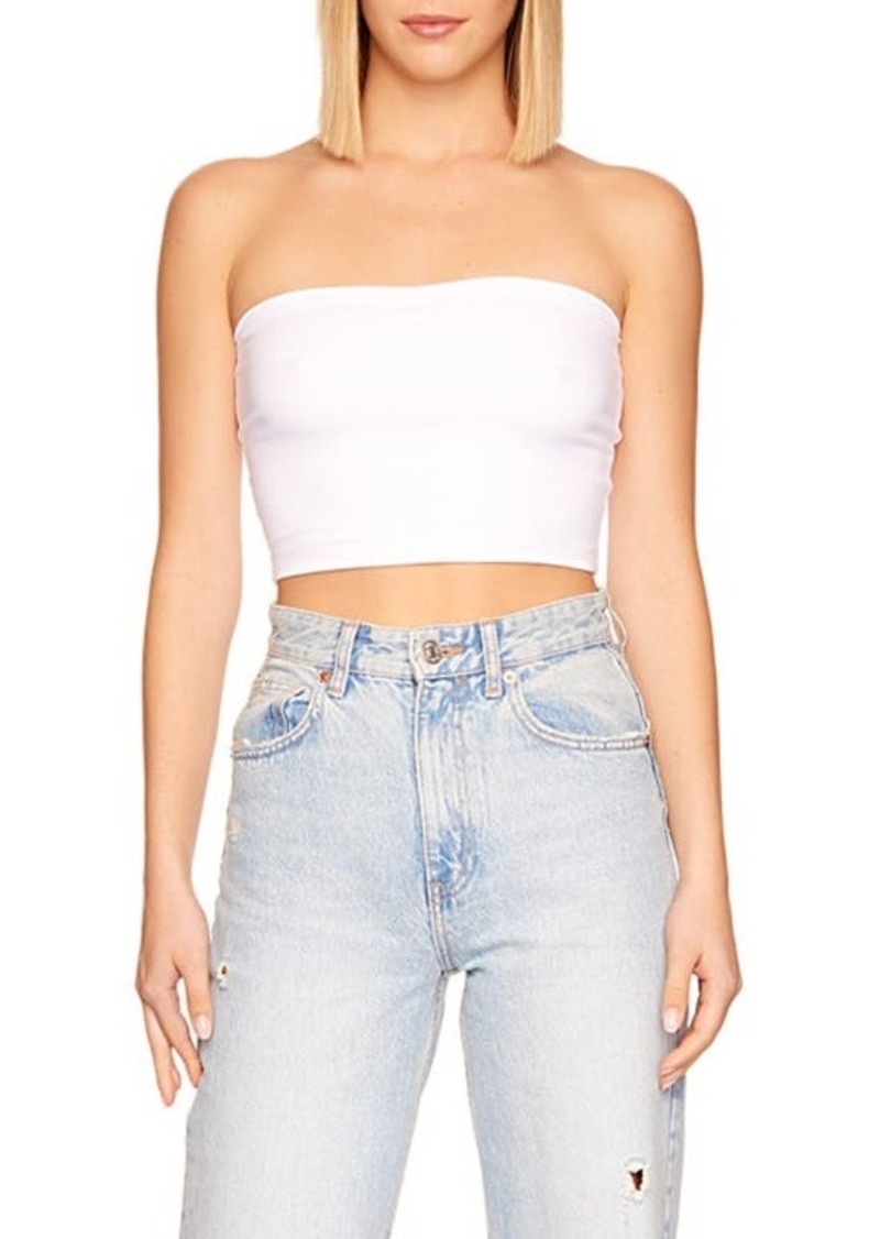 Susana Monaco Susana Monaco Core Crop Tube Top in Sugar at