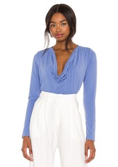Susana Monaco Cowl Neck Fitted Top
