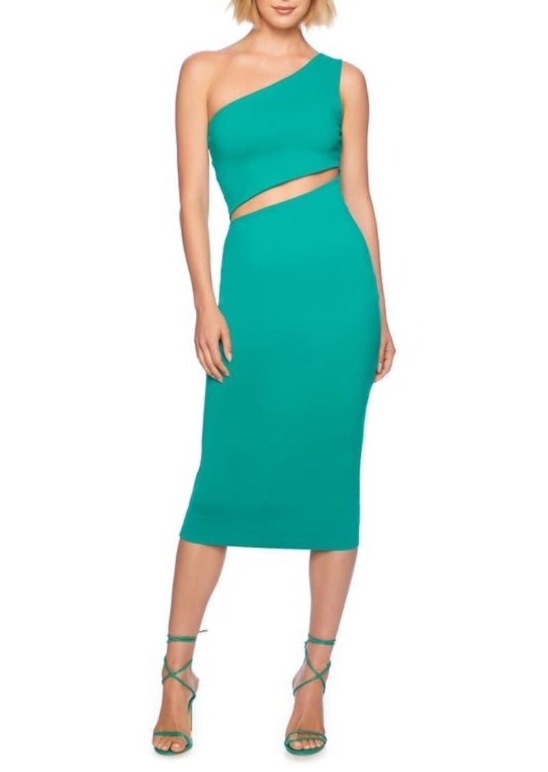Susana Monaco Cutout One-Shoulder Dress
