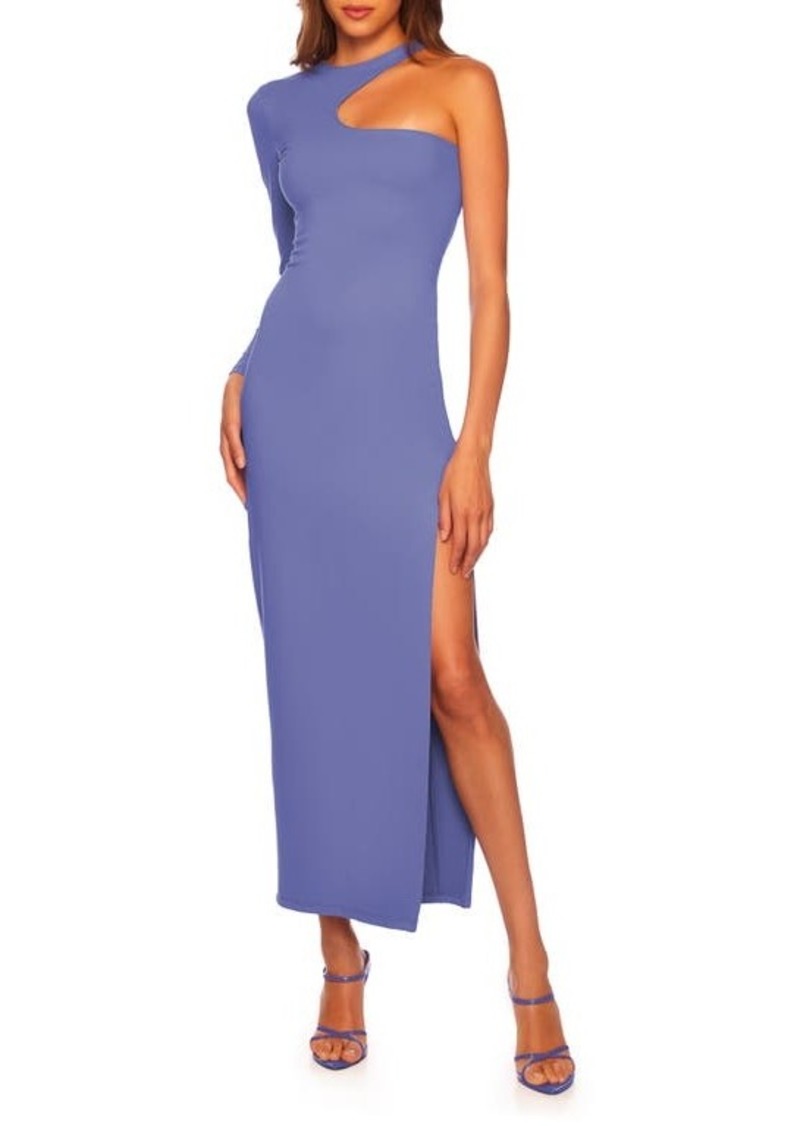 Susana Monaco Cutout One-Shoulder Long Sleeve Dress
