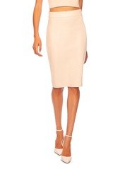 Susana Monaco Faux Leather Pencil Skirt