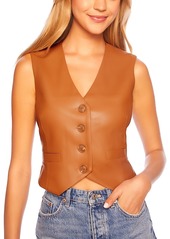 Susana Monaco Faux Leather Vest