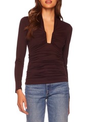 Susana Monaco Wire Ruched Top