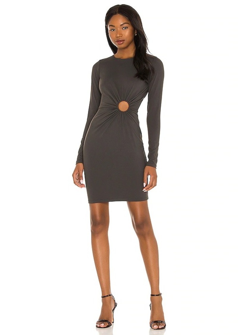 black long sleeve dress revolve