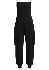 Susana Monaco Tube Cargo Strapless Jumpsuit