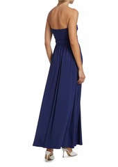 Susana Monaco Twisted Strapless Maxi Dress