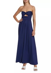 Susana Monaco Twisted Strapless Maxi Dress