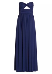 Susana Monaco Twisted Strapless Maxi Dress