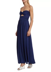 Susana Monaco Twisted Strapless Maxi Dress