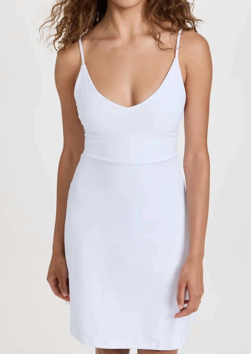 Susana Monaco V-Neck A-Line Dress In Sugar