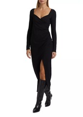 Susana Monaco Wrap Midi-Dress