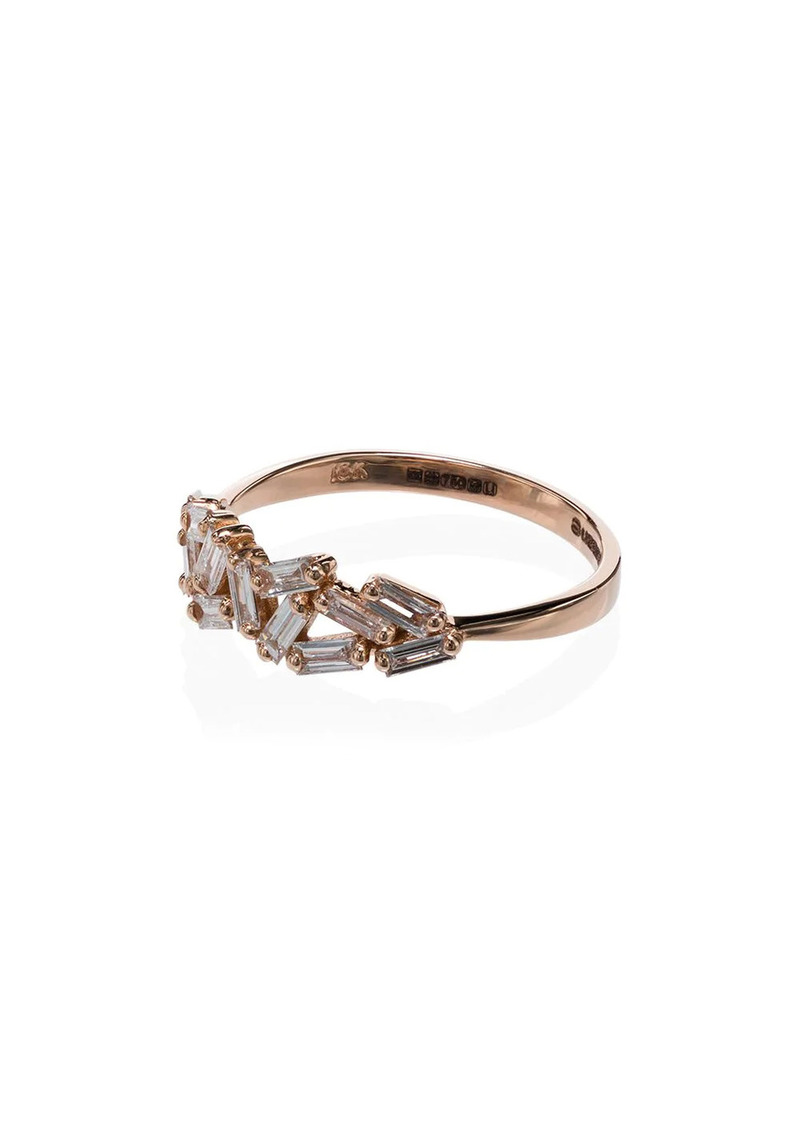 Suzanne Kalan chevron diamond-embellished ring