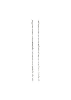 Suzanne Kalan - 18K White Gold Chain Linear Earrings - White - OS - Moda Operandi - Gifts For Her