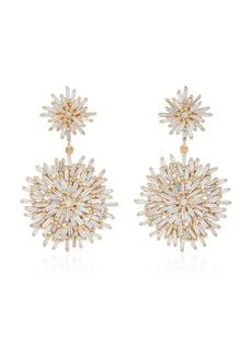Suzanne Kalan - Classic 18K Yellow Gold Diamond Midi Earrings - Gold - OS - Moda Operandi - Gifts For Her