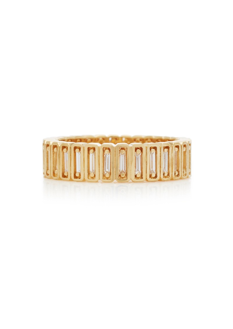 Suzanne Kalan - Inlay Collection 18K Yellow-Gold Eternity Band - Gold - US 7 - Moda Operandi - Gifts For Her