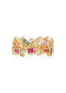 Suzanne Kalan - Inlay Collection Rainbow Sapphire Ring - Multi - US 7.25 - Moda Operandi - Gifts For Her