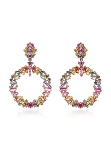 Suzanne Kalan - La Fantaisie 18K Rose Gold Sapphire Earrings - Multi - OS - Moda Operandi - Gifts For Her