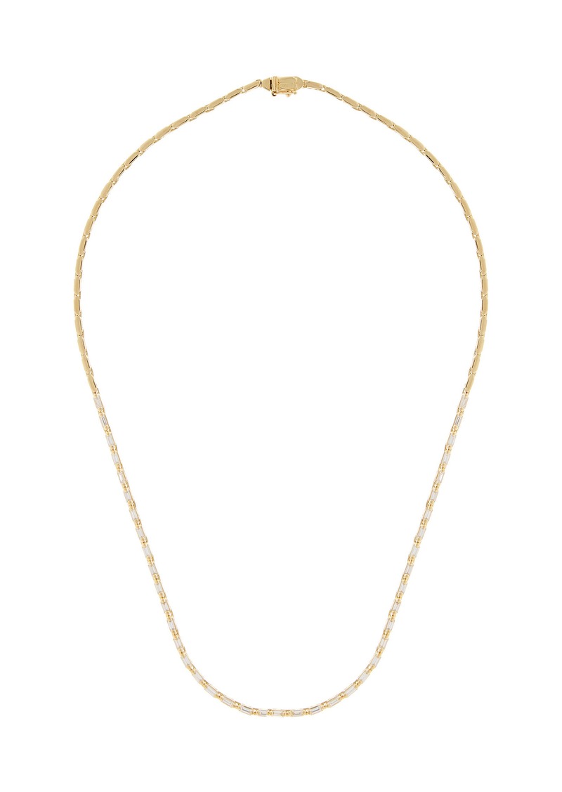 Suzanne Kalan - Linear 18K Yellow Gold Diamond Tennis Necklace - Gold - OS - Moda Operandi - Gifts For Her