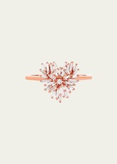 Suzanne Kalan 18k Rose Gold Diamond Mini Heart Ring