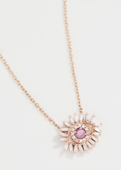 Suzanne Kalan 18k Rose Gold Mini Evil Eye Necklace